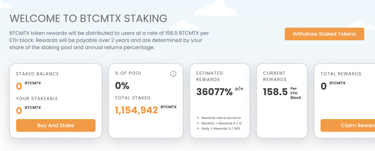 PR-Finixio-Bitcoin-Minetrix-Staking